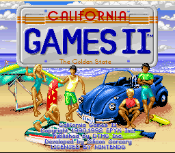 California Games II screenshot 4 for Super Nintendo
